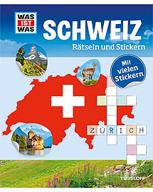Was ist was: Rätseln, Stickern Schweiz